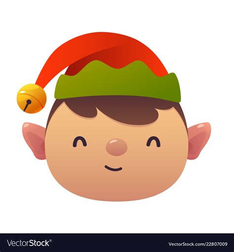 elf cartoon face|elf face vector.